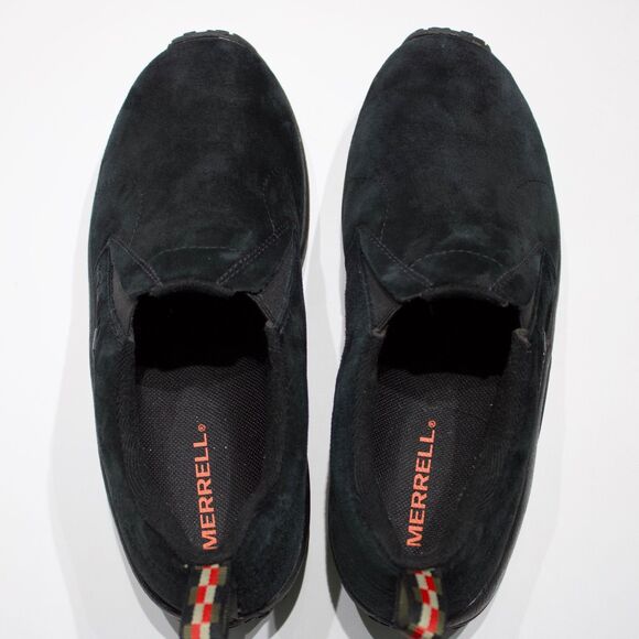 Merrell Jungle Moc Slip-On Shoe Black Suede Water Resist Women 9.5 Worn Once - Picture 8 of 14